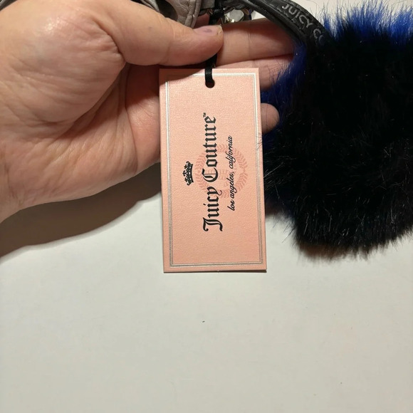 Juicy Couture Grey Hobo Tote Silver Hardware NWT - Picture 11 of 12